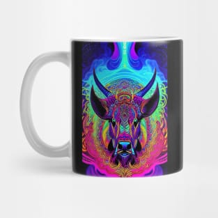 Psychedelic Pop art - OX Mug